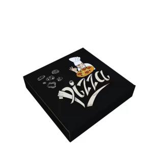 Eco-friendly corrugated paper customized pizza box fast food takeaway packaging
