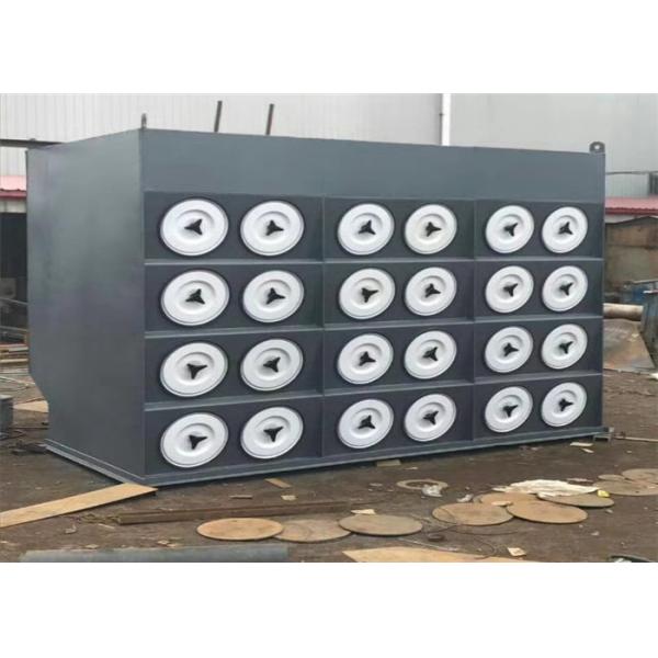 Bag Filter Barrel Welded Smoke Baghouse Dust Collector Gas Box Pulse 5g / Nm3