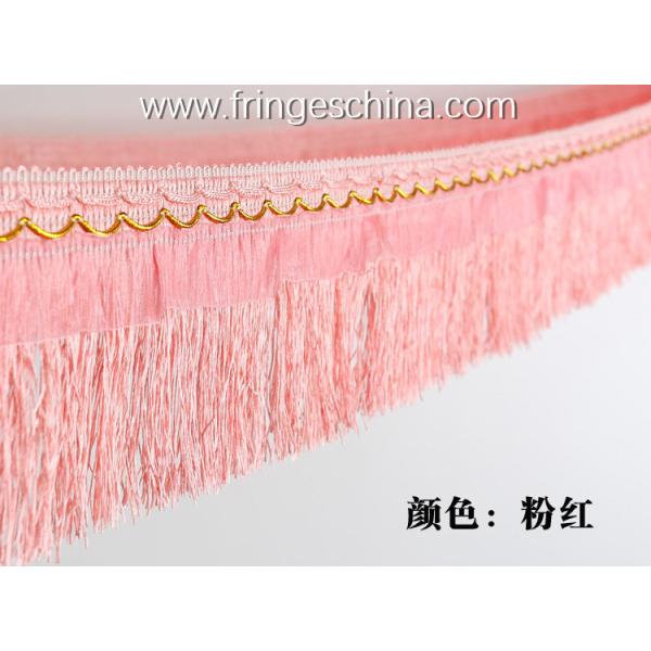 Latest decorative OEM custom design tassel fringe for curtain cushion trimmings