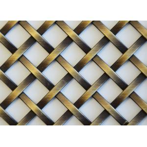 Bronze Decorative Metal Architectural Woven Wire Mesh