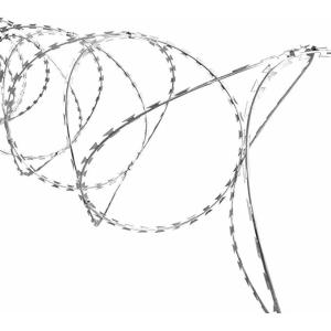 Military Grade Roll Razor Barbed Wire Non Corrosive Resistance Humidity