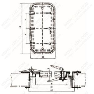 China Single-leaf Weathertight Aluminium Door on sale