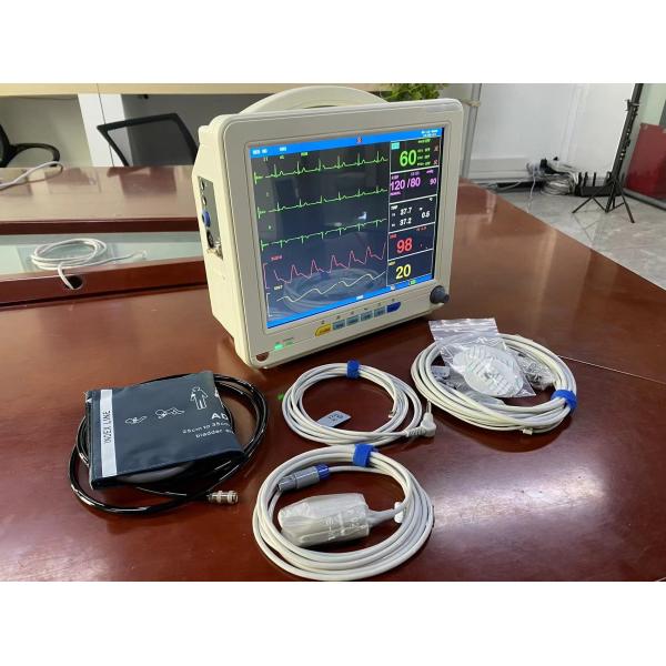 Buy 12.1 Inch TFT LCD Multiparameter Portable Patient Monitor With EtCO2 ECG SPO2 NIBP at wholesale prices
