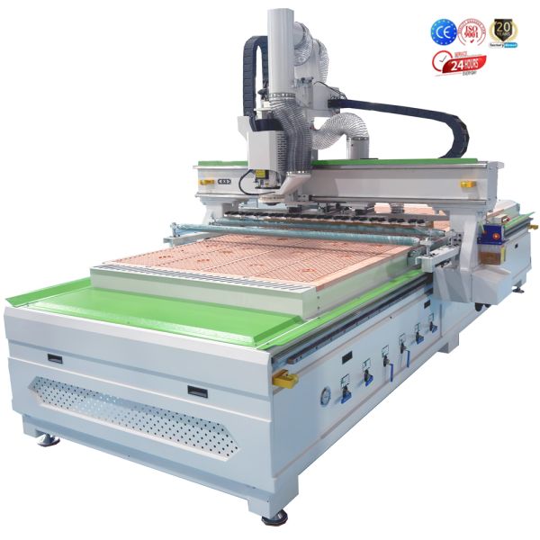 Buy Auto Change CNC Router Woodworking Machine With Press Roller For Cabinet & Door Making at wholesale prices