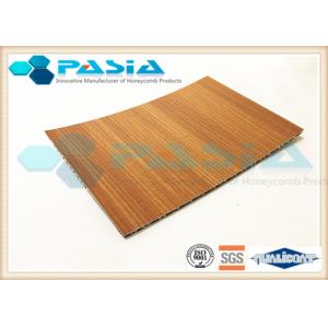 Quality Wood Imitation Hexcel Honeycomb Panels , Lightweight Wood Panels Shockproof for sale