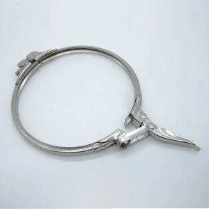 SUS304 Quick Release Heavy Duty Steel Pipe Clamps With Gasket