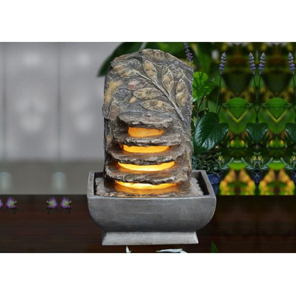 Buy 9 Inch Light Up Indoor Waterfall Fountain at wholesale prices