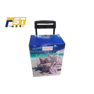 Moistureproof Cardboard Trolley Box , Multipurpose Cardboard Supermarket Trolley