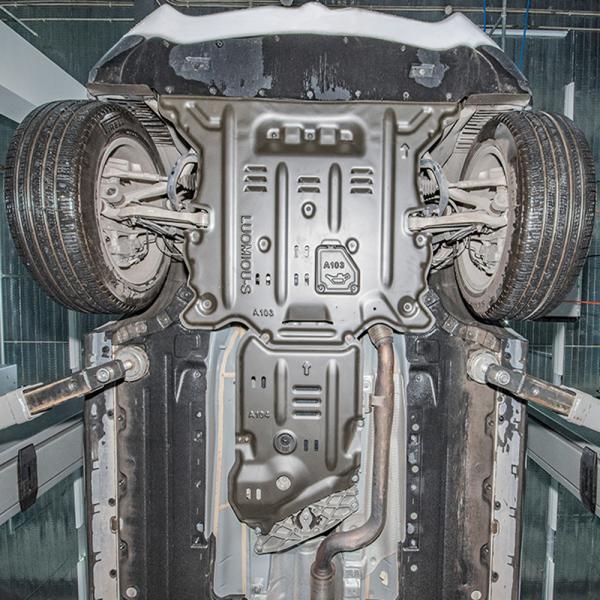 Alfa Romeo Stelvio Skid Plate Engine Guard Transmission Underbody Armour in Aluminum Alloy