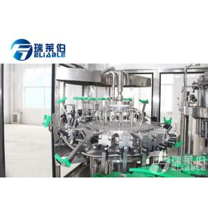 Wooden Package Soda Water Glass Bottle Filling Machine , Liquid Filling