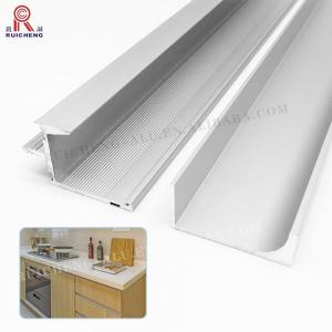 6061 Aluminium Handle Profile , 2500mm PVDF Paint G Type Profile Handle