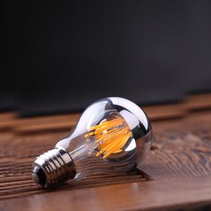 Part Silver Plated Glass PSE A60 Filament Bulb LED Lights