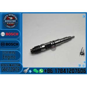 Diesel Fuel Injector Common Rail Injector Assembly 0445120420 0445120419