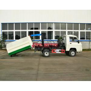 Rear Hydraulic Hooklift Waste Collection Trucks 3m3 - 5m3 Body Volume