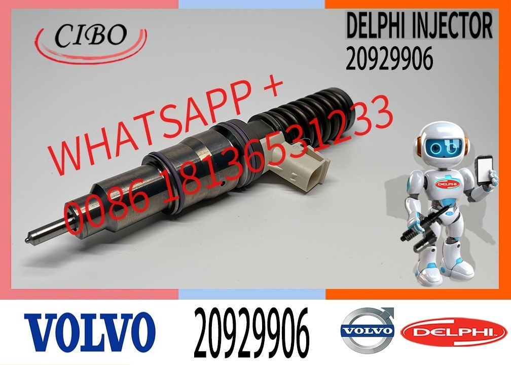 Quality REMAN 1677154 Fuel Injector Assembly For Excavator Part Number 20929906 for sale