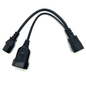 Y Splitter Adapter Power Extension Power Cord IEC C14 to C13 c7 eu 2pin female