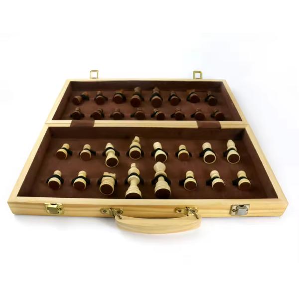 Customized Silicone Folding Chess Set with Wooden Board for Children's Play