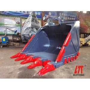 Custom 30 Ton Excavator Rock Bucket Q355b With Pins