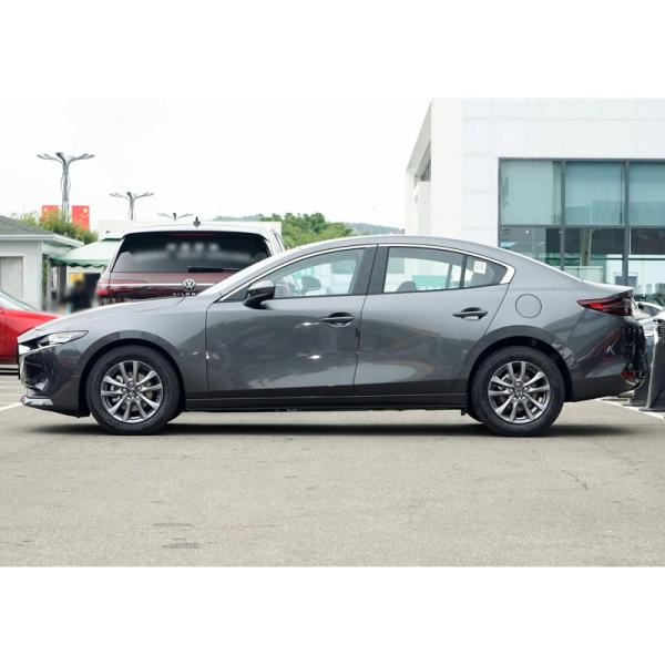 Changan Mazda 3 Compact Car 5 Seater Manual Transmission Fuel Vehicle Black LED Lights Electric Fabric Multi-function