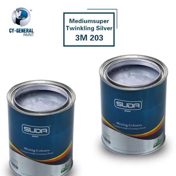 Odorless Metallic Silver Grey Paint Mediumsuper Twinkling Silver Automotive