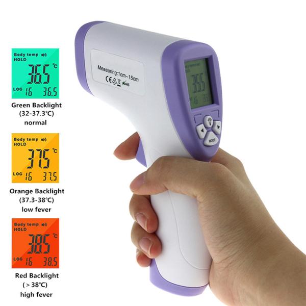 Buy High Brightness Handheld Temperature Gun , Portable Forehead Thermometer at wholesale prices