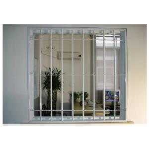 Galvanized Metal Security Window Burglar Proof Impact Resistant