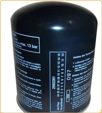 Manufacturer Truck Engine Air Dryer Cartridge Filter 4324102227 T250W 2992261 P781466 AF27817 Truck Parts for Compressor Air System