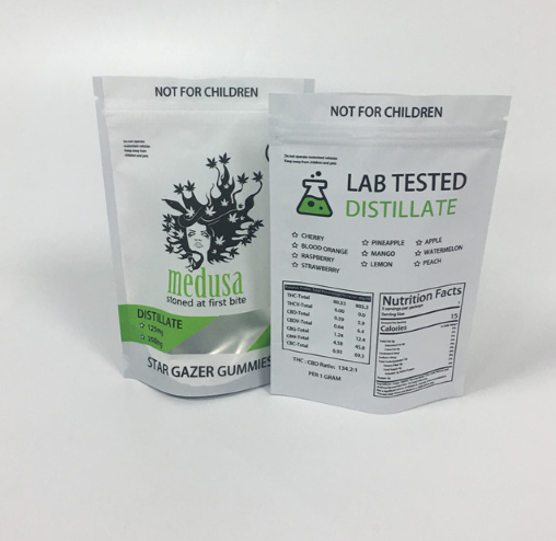 Weed Bags Stand Up Pouch Jungle Boys One Pound Clear Front For Tobacco Leaf Powder