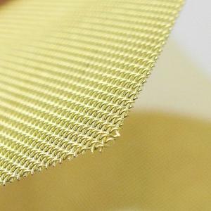 Liquid And Gas Filtration Brass Woven Mesh Screen
