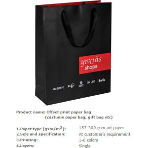 New Wholesale Recycled Fancy Custom Paper Shopping Bag With Logo Print
