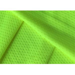 Breathable Fluorescent Material Fabric High Visibility Knitting