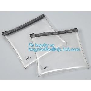 Custom logo EVA slider zipper makeup brushes packing bag, slider zipper bag /writable plastic bag with zipper, slider