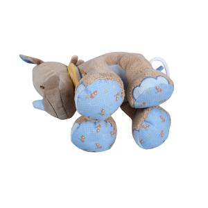 Rhinoceros Design Machine Washable Stuffed Animals Eco Friendly For Toldders