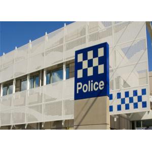 Decorative Perforated Metal Mesh Plate Hot Galvanized For Ceiling Panels