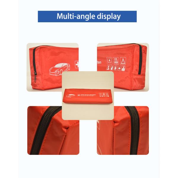 3 in 1 Automotive First-Aid Devices Safety Rescue and On-Road Bag DIN13164-2022 Compliant