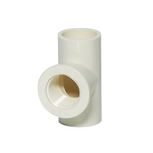 Pvc-U Female Tee Inner Teeth Three Pass Inner Screw Joint Reducing Tee Pipe