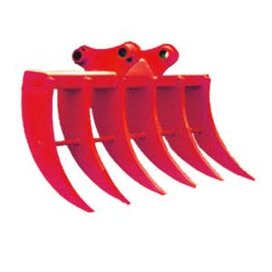 PC PC312 Hydraulic Excavator Rock Rake For Construction