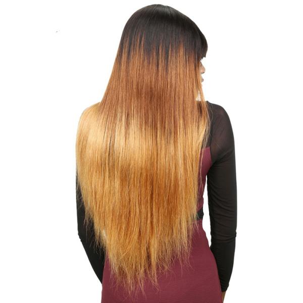 12" - 30" Three Tone Ombre Human Hair Extensions / Brazilian Straight Hair Bundles