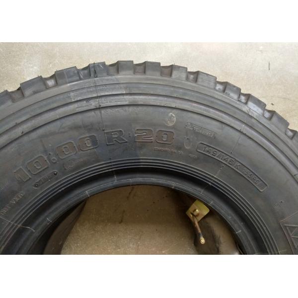 Stable Performance Aggressive Truck Tires , Off Road Tyres 10.00R20 In Mixed Road