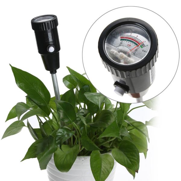 Buy Portable Soil PH Meter 1-8% Plant Level Moisture Tester For Garden Plant Flower Crop Vegetable Hydroponics Analyzer at wholesale prices
