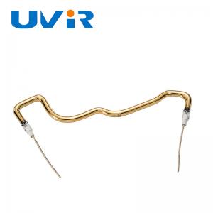 China UV Special Shape Gold Coating IR Infrared Emitter Industry Short Wave on sale