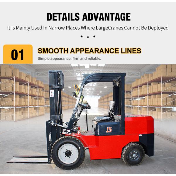 Best Price 4x4 All Terrain Forklift1.5ton Good Quality Diesel Forklift Trucks Forklift Terrain with EPA Eur5 Engine