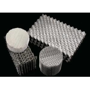 SS316 Low Resistance Metal Structured Packing For Stripping / Scrubbing