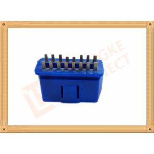 PVC BLUE OBDII 16 Pin Male OBD Diagnostic Connector CK-SOM002B