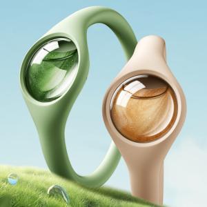 Quality Reusable Silicone Mosquito Repellent Bracelet for sale