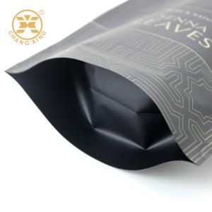 Custom Printed Spice Leaf Packaging Ziplockk Pouch Logo Concise Design