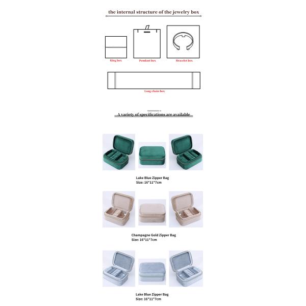 Elegant Velvet Jewelry Storage Box For Custom Earrings Necklaces And Rings Newest Style