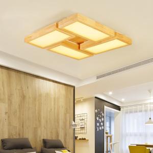 Quality Wood effect ceiling lights For Indoor home Lighting Fixtures (WH-WA-01) for sale