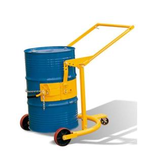 4 Wheel 55 Gallon Drum Lifter Forklift Hand Truck Lifting Device Barrel Handling