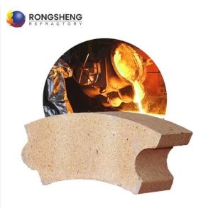High Temperature Resistance High Alumina Curved Refractory Bricks Arch Fire Clay
